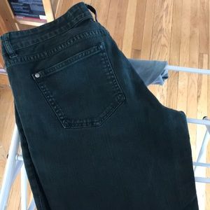 Pilcro Anthropologie Teal Straight-Leg Jeans
